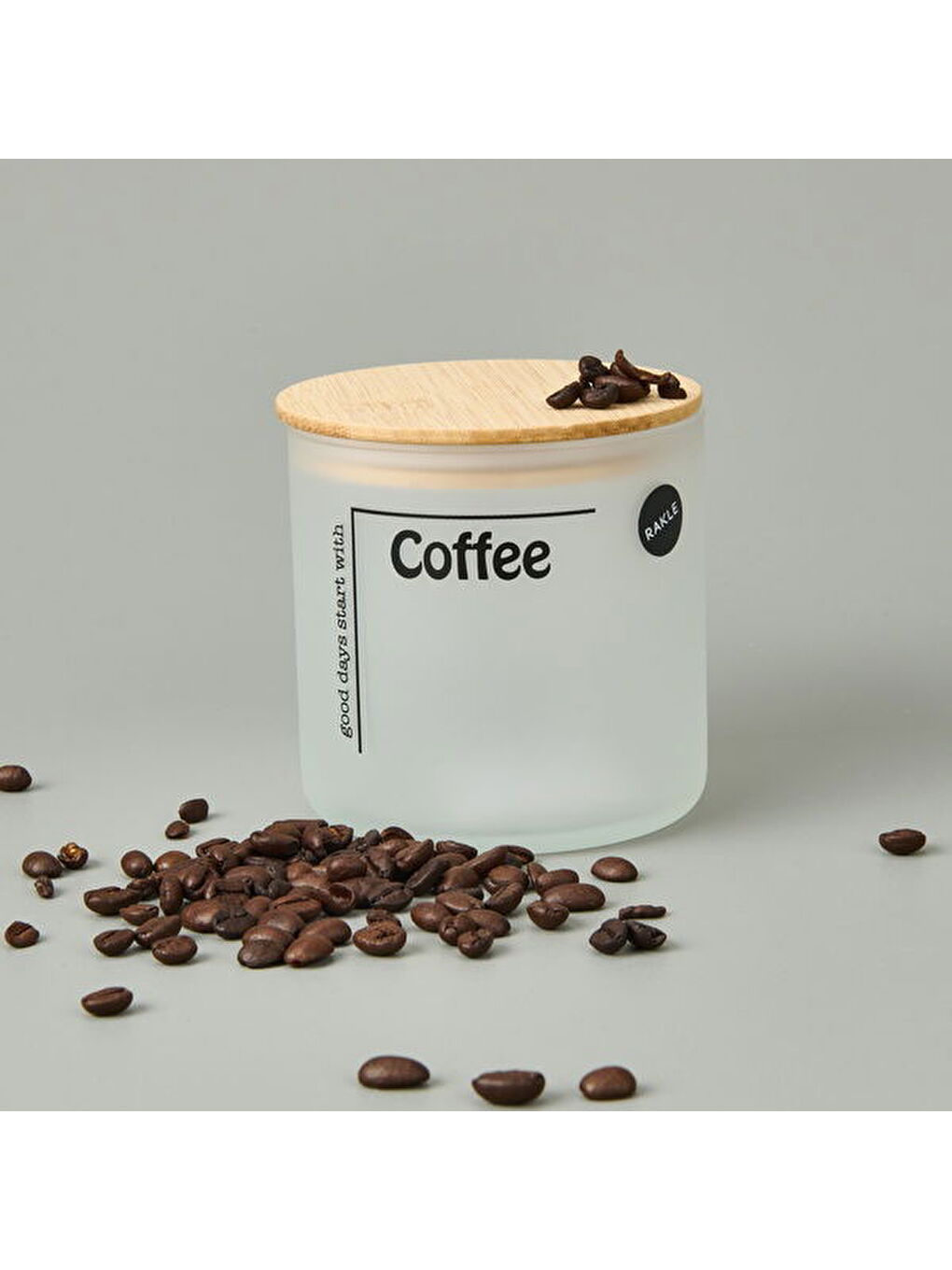 RAKLE Renksiz Daily Jar Coffee Kavanoz - Şeffaf - 600 ml - 2
