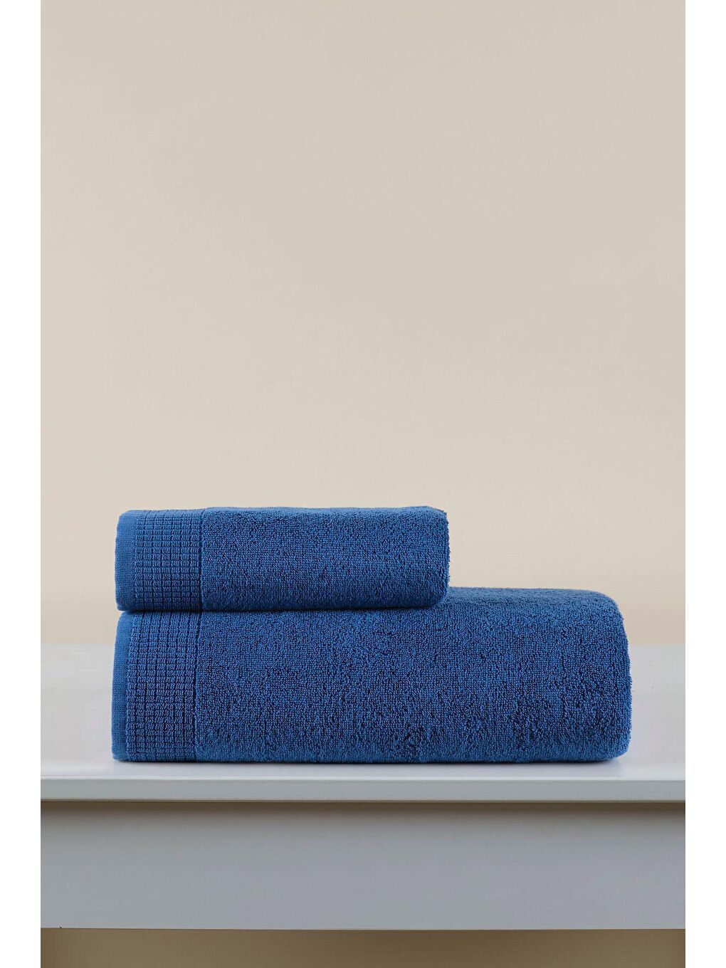 Oasis %100 Pamuk Banyo Havlusu Ördek Mavi 70x140-2