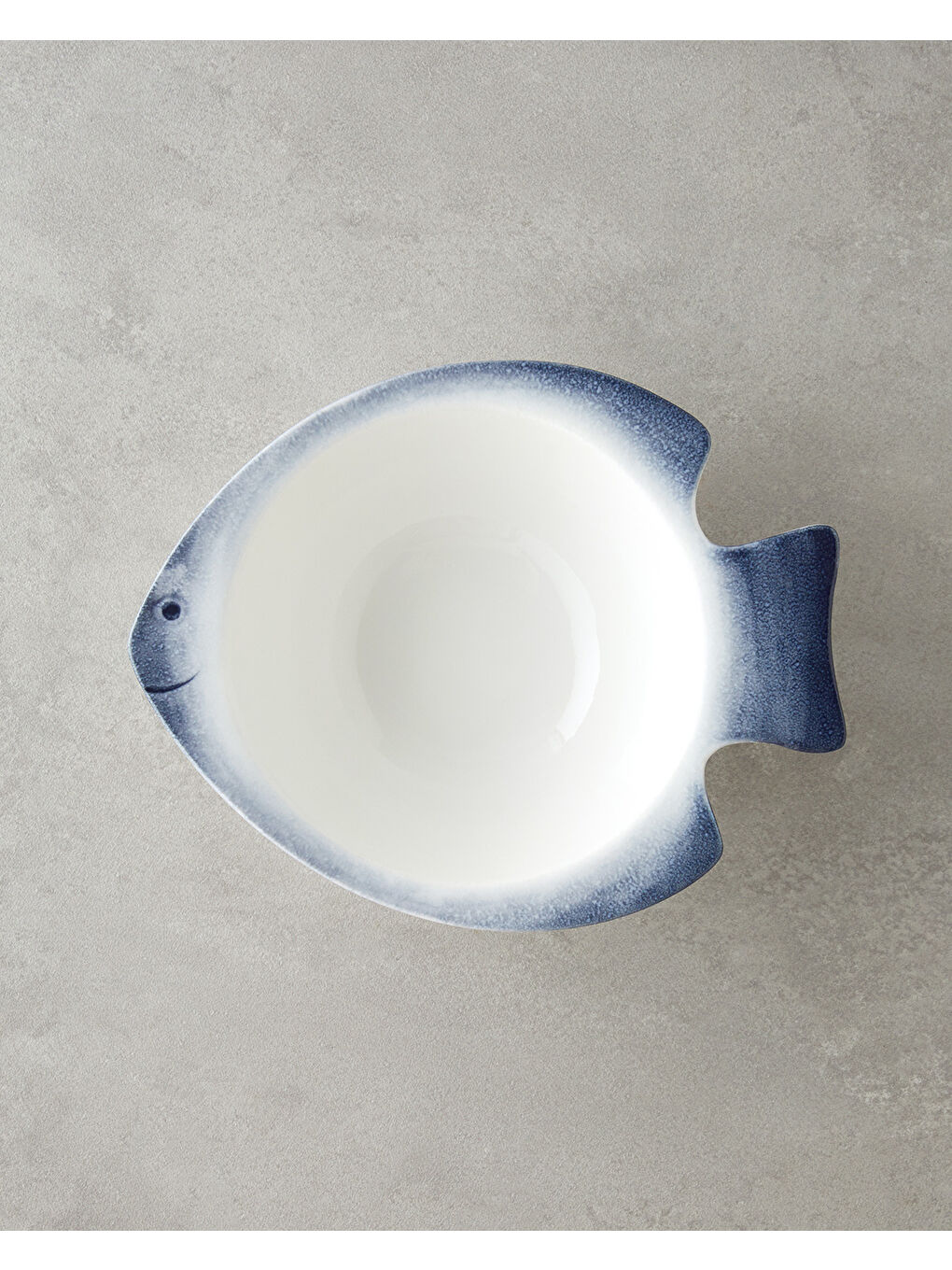 Marinova Porselen Kase 23 cm Mavi-Beyaz