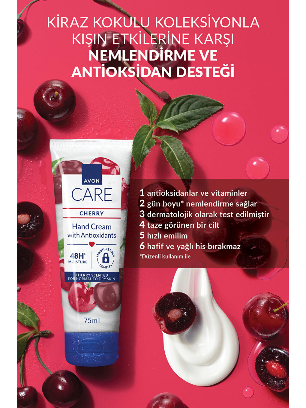 Care Kiraz Kokulu El Kremi 75 Ml. İkili Paket-2