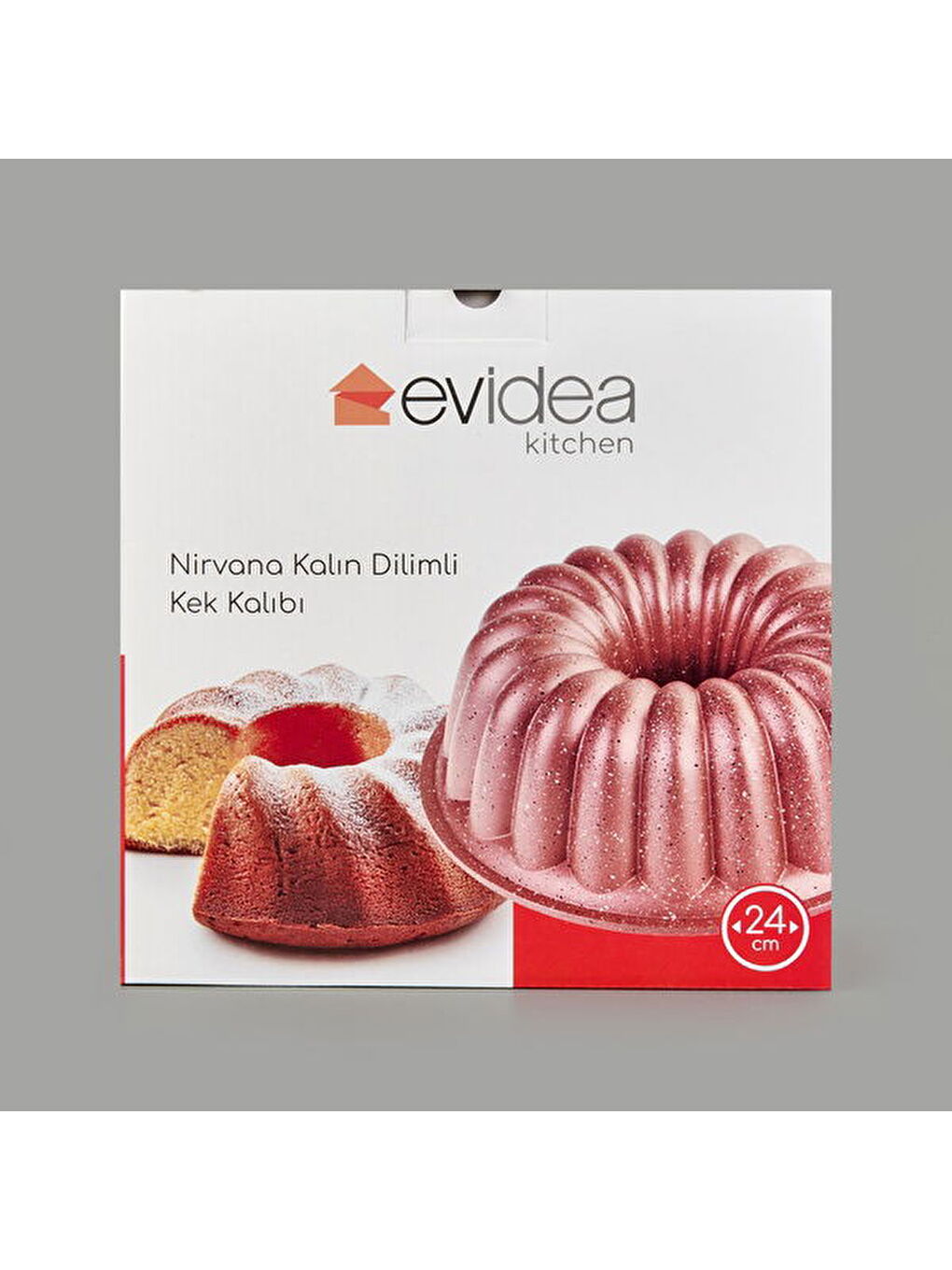 Kitchen Nirvana Kalın Dilimli Kek Kalıbı - Pembe - 24 cm-7