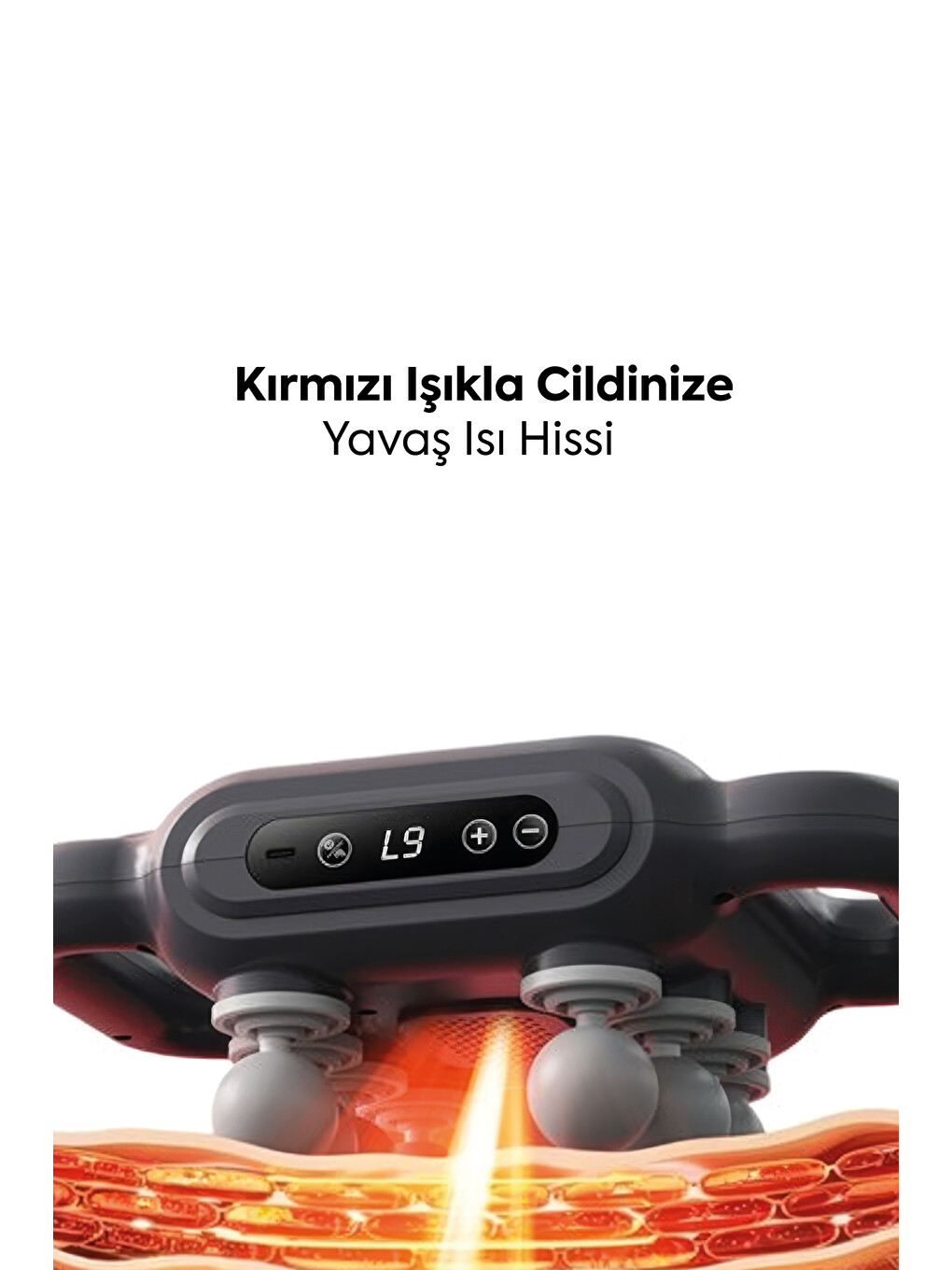 Premium Isıtmalı Çok Başlıklı Elektrikli Tüm Vücut Masaj Aleti V-01-5
