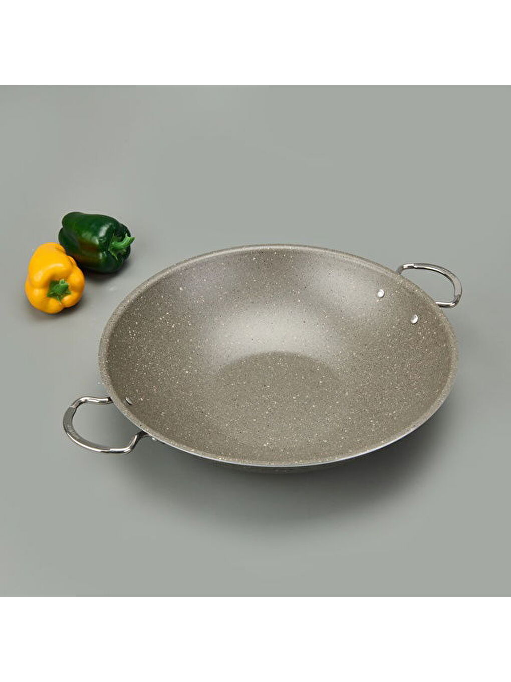 Kavurma Sacı - Gri - 32 cm-2