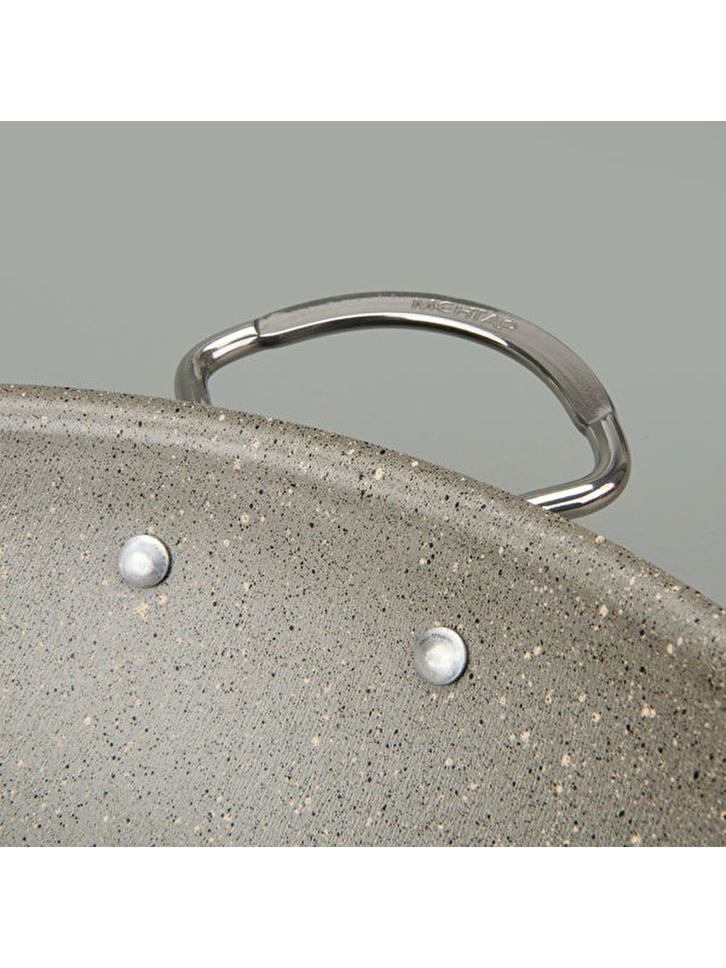 Kavurma Sacı - Gri - 32 cm-4