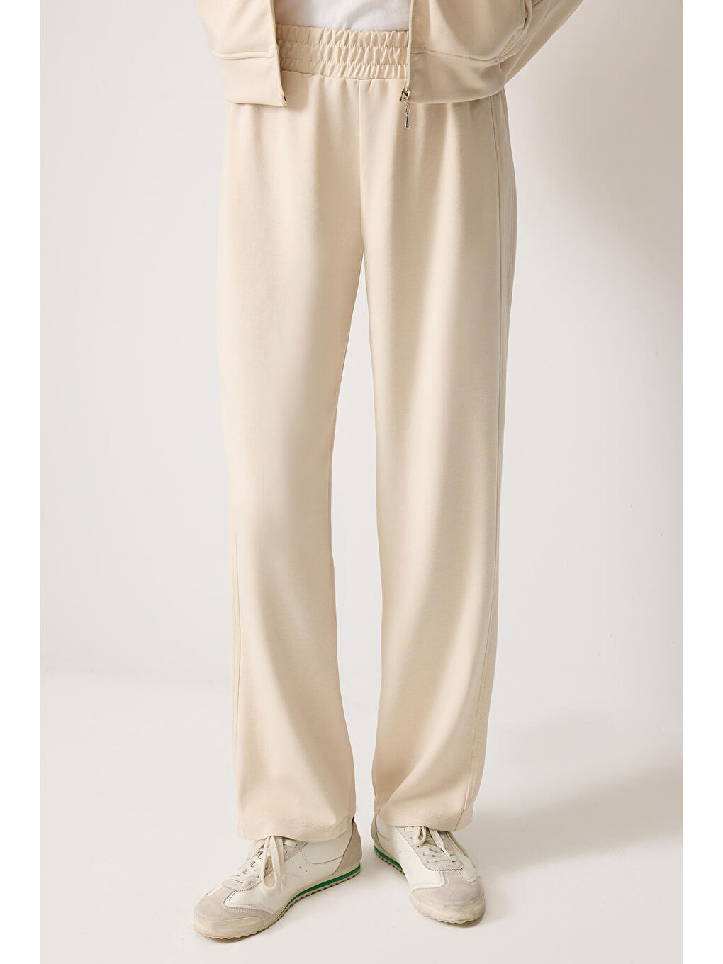 Ekru Hırka Eşofman Takım-3