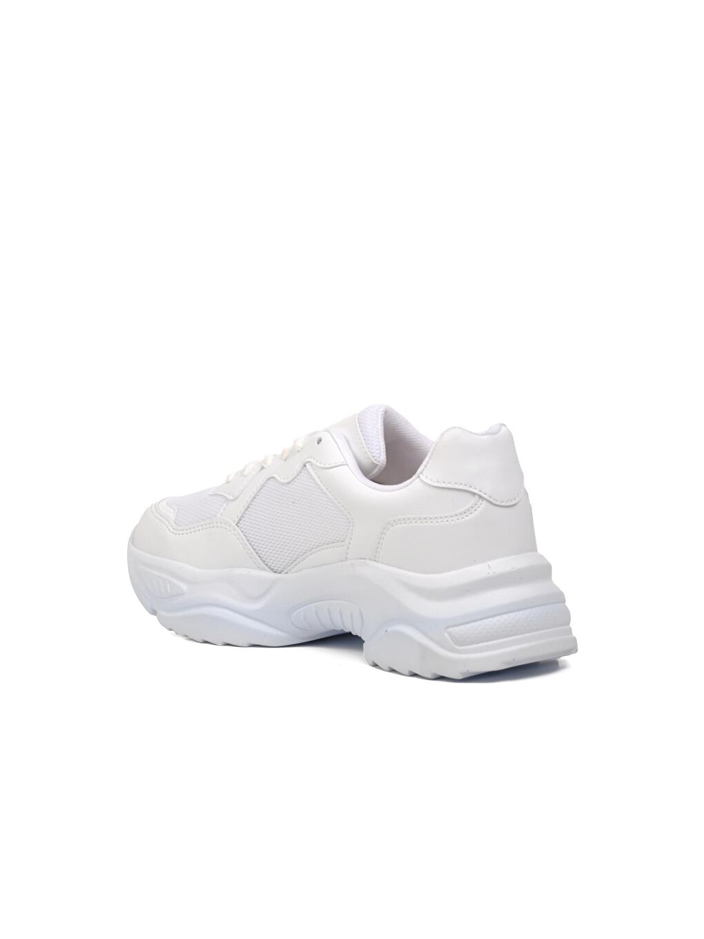 Beyaz-Gri Kadın Sneaker 9972-3