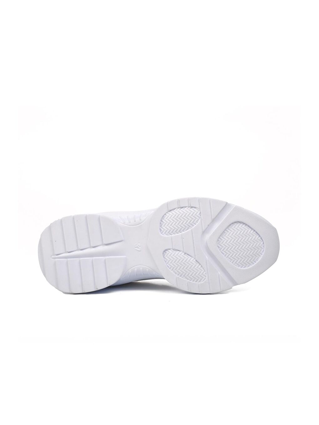 Beyaz-Gri Kadın Sneaker 9972-4