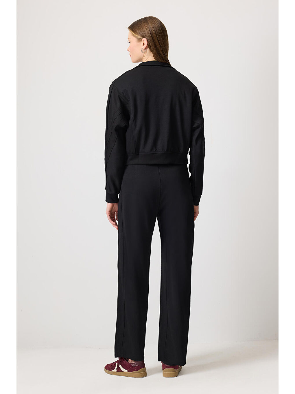 Siyah Hırka Eşofman Takım-3