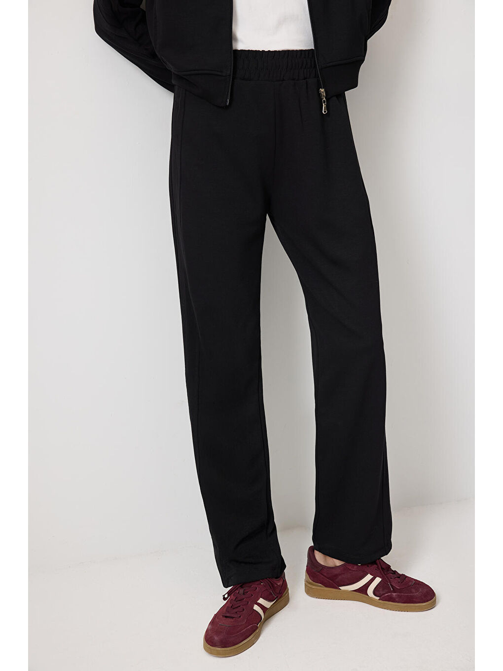 Siyah Hırka Eşofman Takım-4