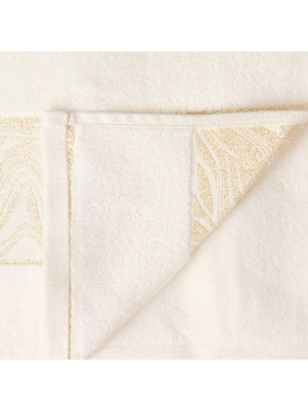 Soft Simli Banyo Havlusu - Beyaz - 90x150 cm-2