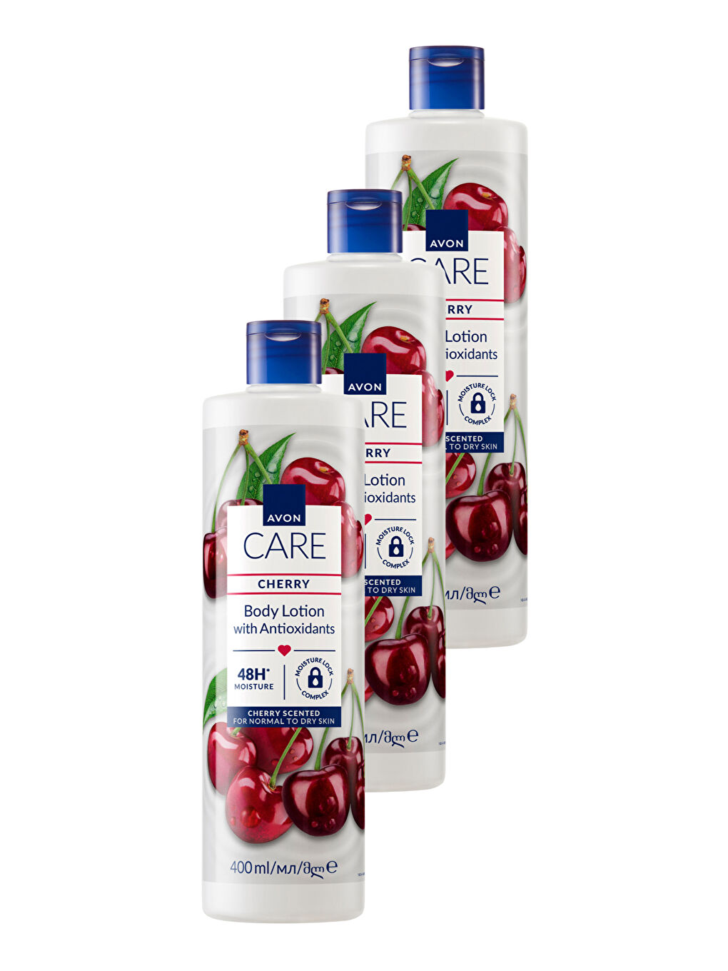 Care Kiraz Kokulu Vücut Losyonu 400 Ml. Üçlü Paket-0