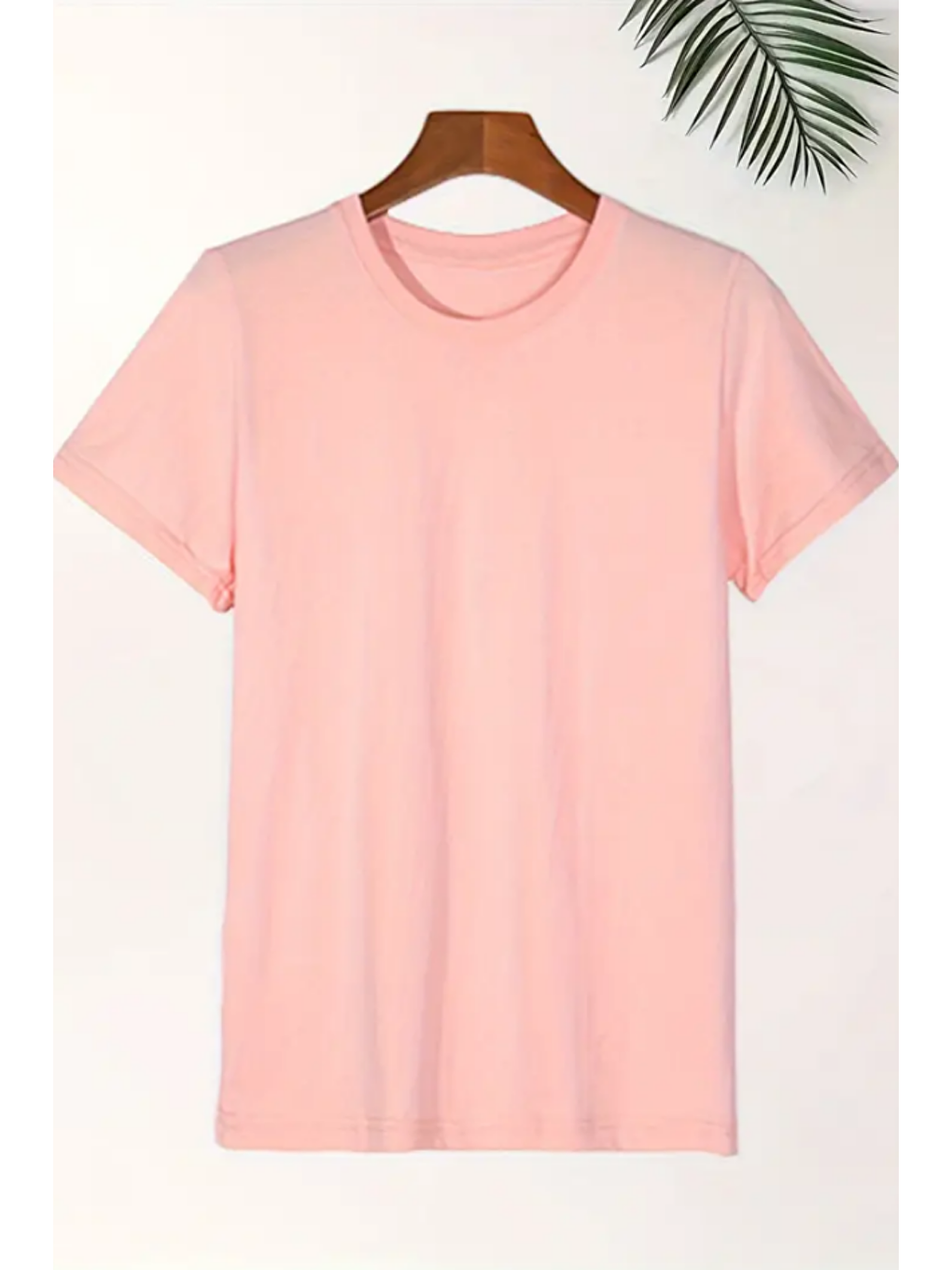 Karışık Erkek 5'Li Kırmızı-Sarı-Pembe-Mavi-Su Yeşili Slim Fit Dar Kesim %100 Pamuk Tişört-2