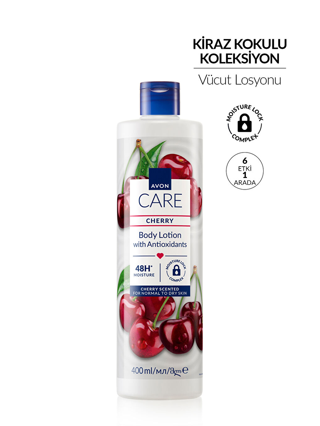 Care Kiraz Kokulu Vücut Losyonu 400 Ml. Üçlü Paket-1