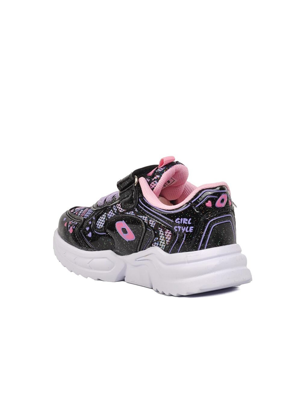 Ayakmod Siyah-Pembe Kız Çocuk Sneaker 732-P - 3