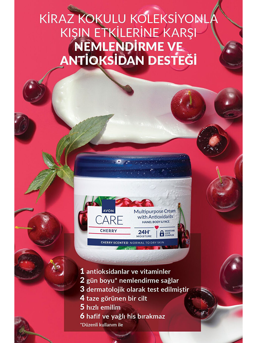 Care Kiraz Kokulu Çok Amaçlı Krem 400 Ml. İkili Paket-2
