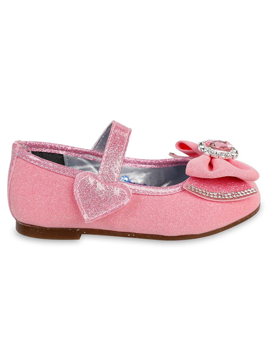 Kız Çocuk Babet Ayakkabı 22-25 Numara Koyu Pembe