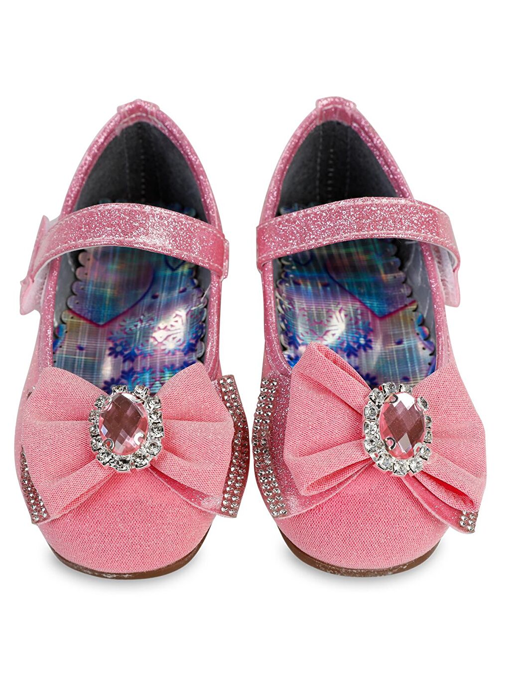 Kız Çocuk Babet Ayakkabı 22-25 Numara Koyu Pembe-1