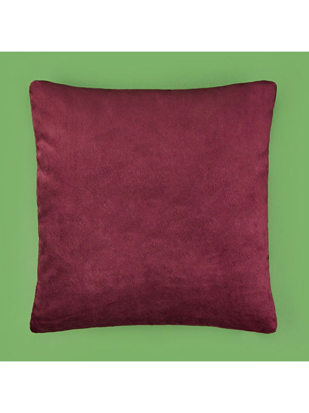 Soft Shiney Kırlent - Mürdüm - 40x40 cm-2