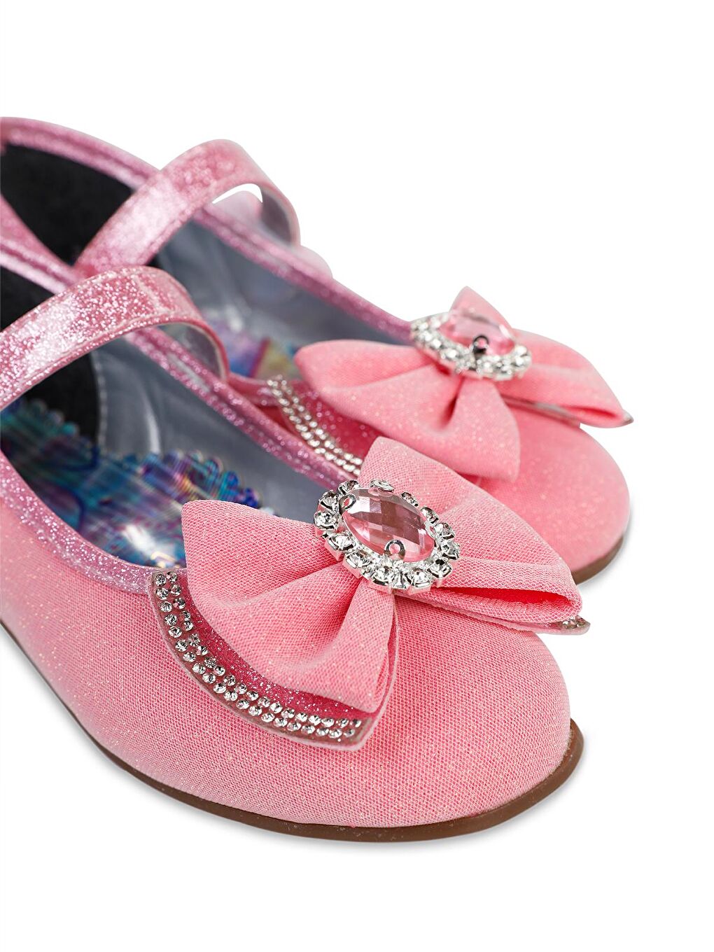 Kız Çocuk Babet Ayakkabı 31-35 Numara Koyu Pembe-2