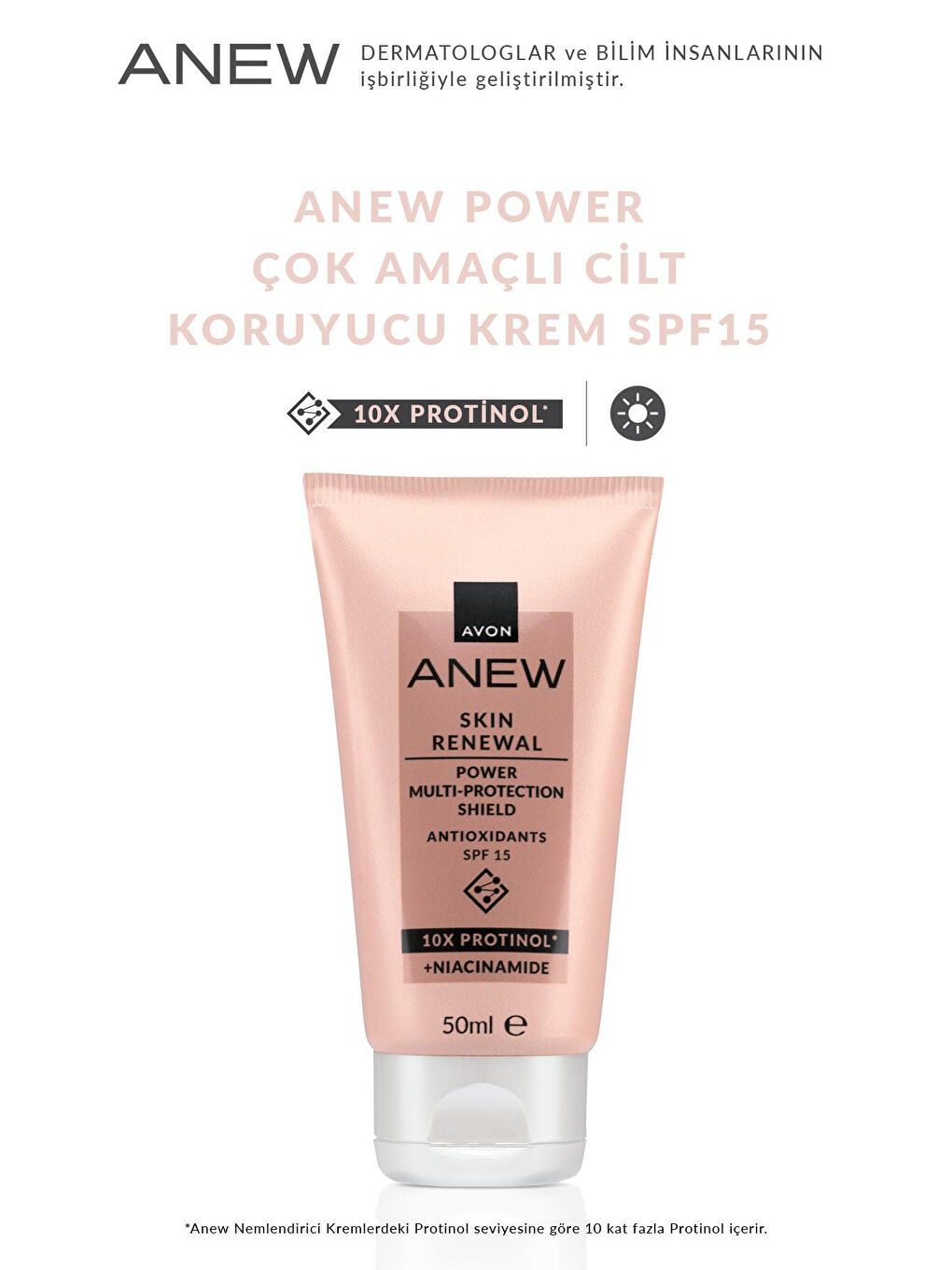 Anew Power Çok Amaçlı Cilt Koruyucu Krem SPF15 50 Ml. İkili Paket-1