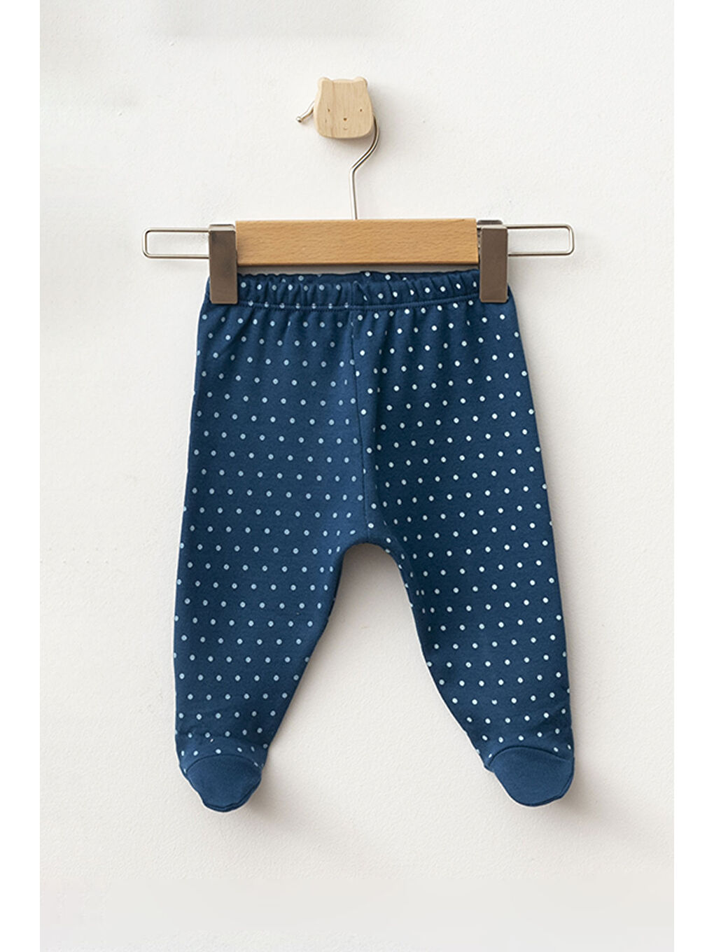 Yeşil Kız Bebek Animal Desenli Zıbın Pantolon Bere 3'lü Alt Üst Bebek Takımı 0 Ay-6 Ay-1