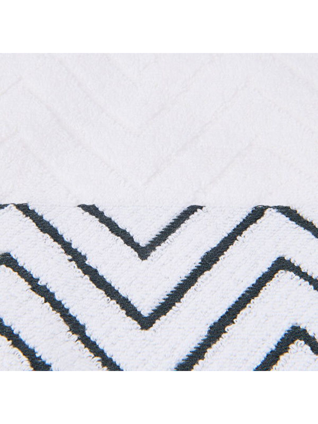 Soft Wave Banyo Havlusu - Beyaz - 70x140 cm-1