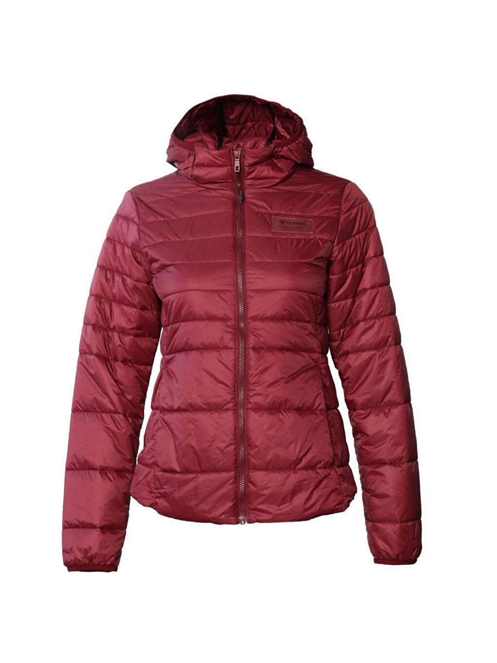 Hummel Bordo Shyvana Kadın Bordo Kapüşonlu Şişme Mont