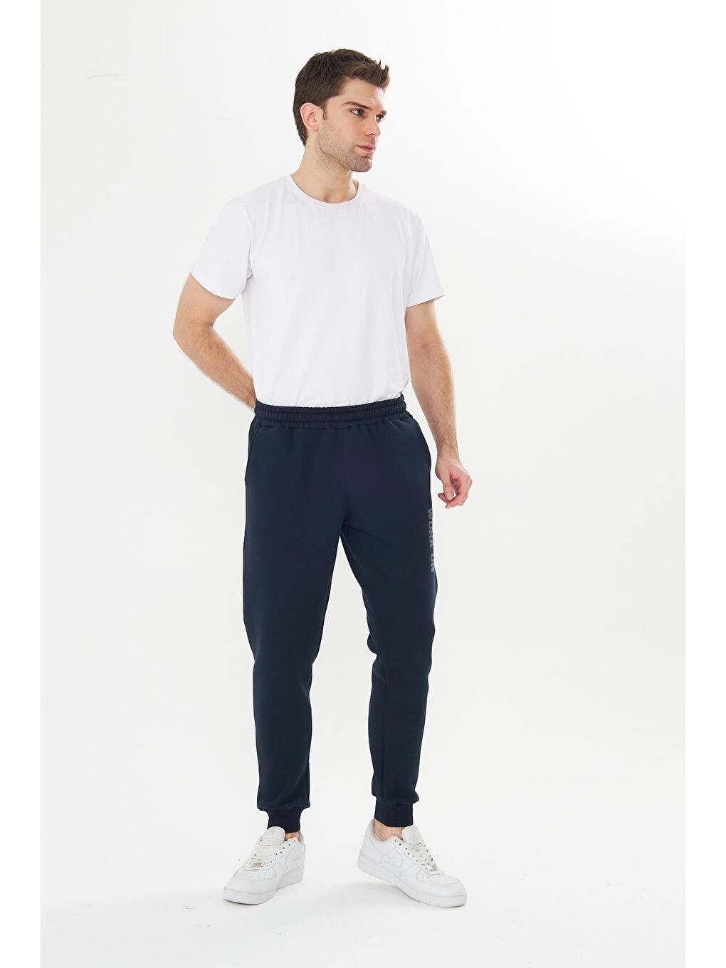 Erkek 3 Iplik Kışlık Eşofman Altı Lacivert 5452-L-3