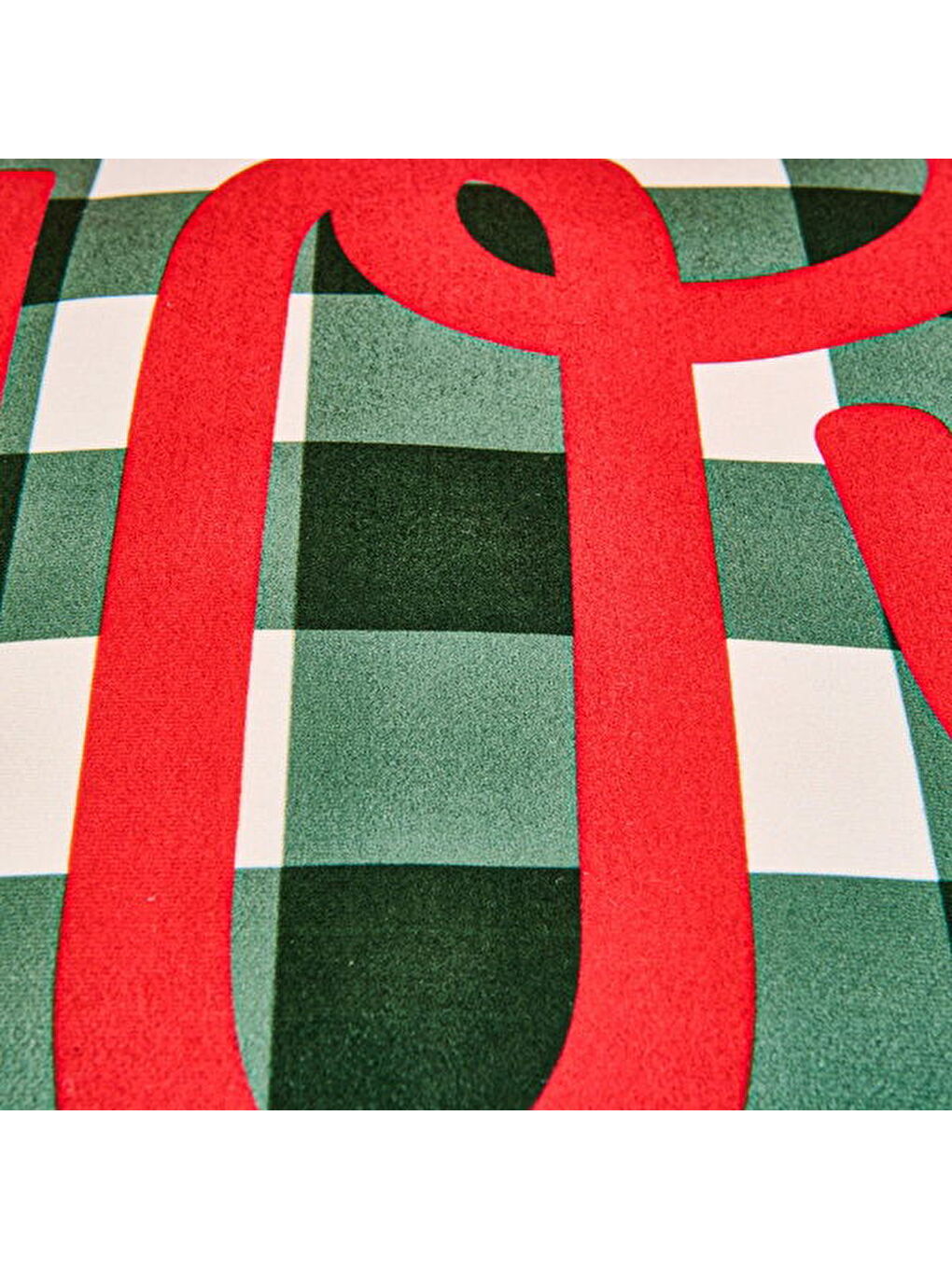 Lila Soft Joy Kırlent - Ekru / Yeşil - 45x45 cm-2