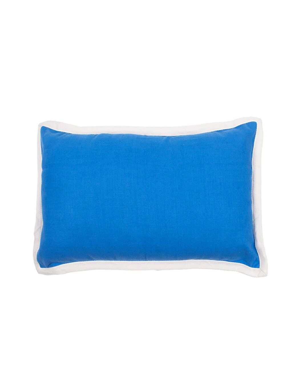 Soft Blatt Kırlent - Mavi - 50x50 cm-1