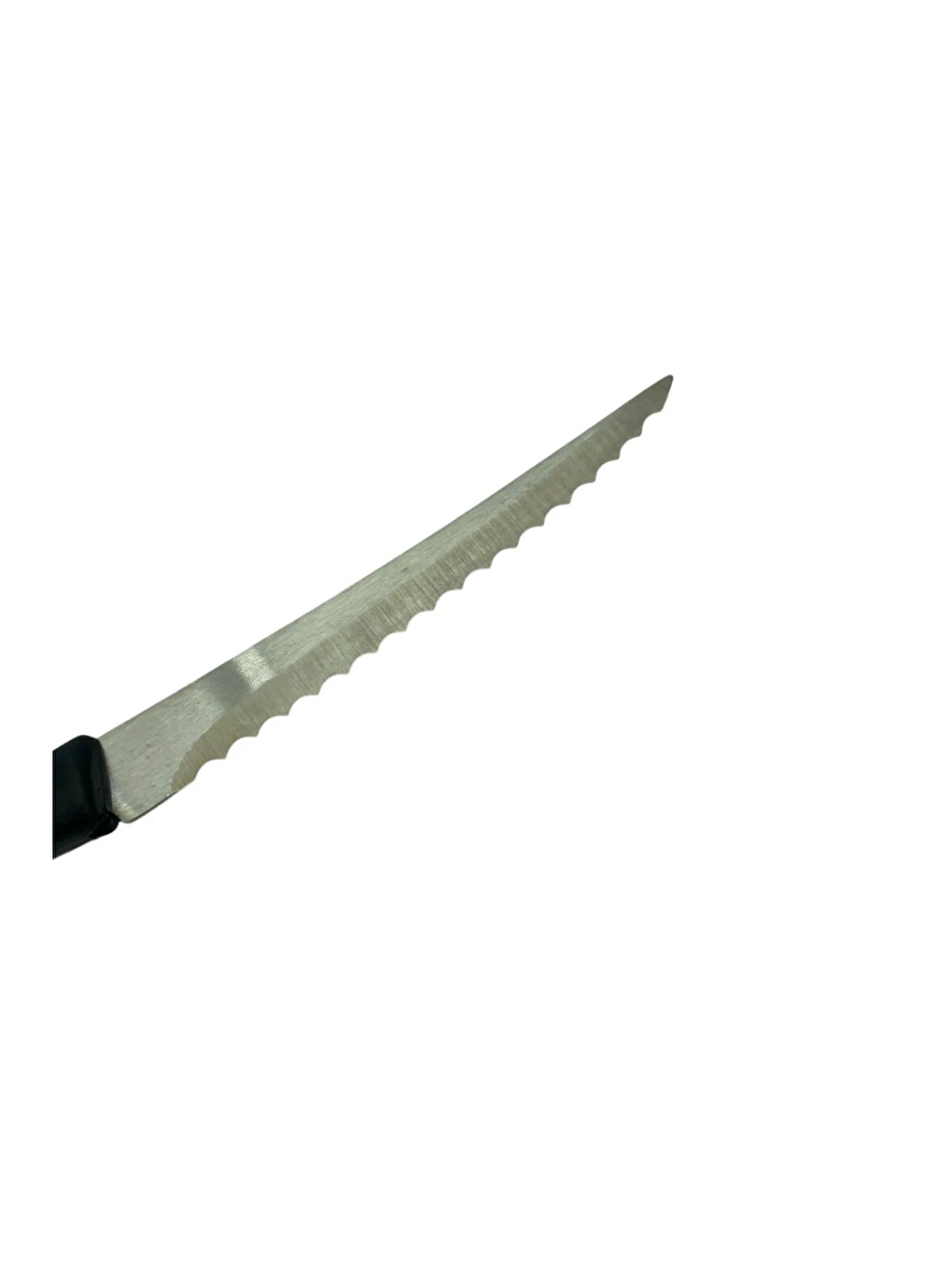 Gri Büyük Boy Delikli Pizza Tepsisi Lahmacun Tepsisi 36 cm ve Paslanmaz Çelik Siyah Pizza Bıçağı 4 Adet-4