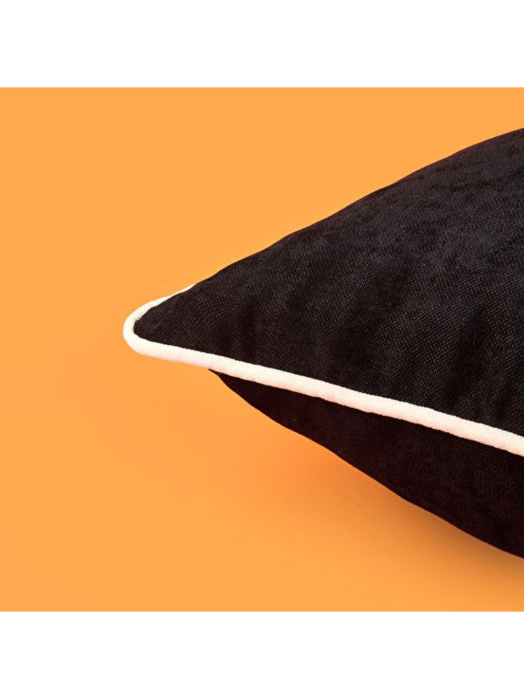 Soft Asas Kırlent - Siyah - 45x45 cm-1