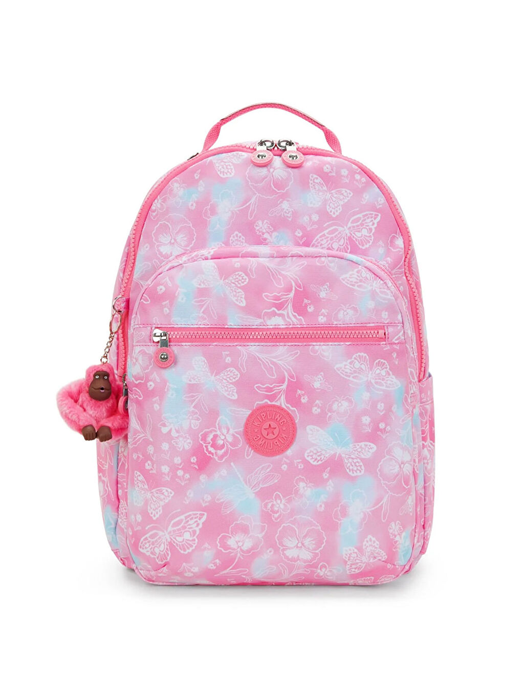 Kipling Pembe Seoul Lap Okul Çantası Garden Clouds KI58162PE