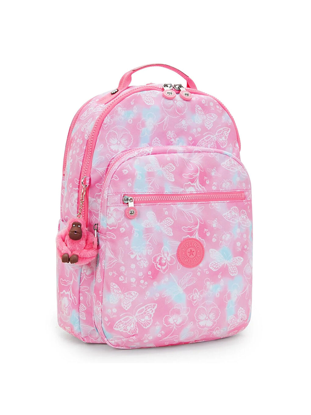 Kipling Pembe Seoul Lap Okul Çantası Garden Clouds KI58162PE - 1