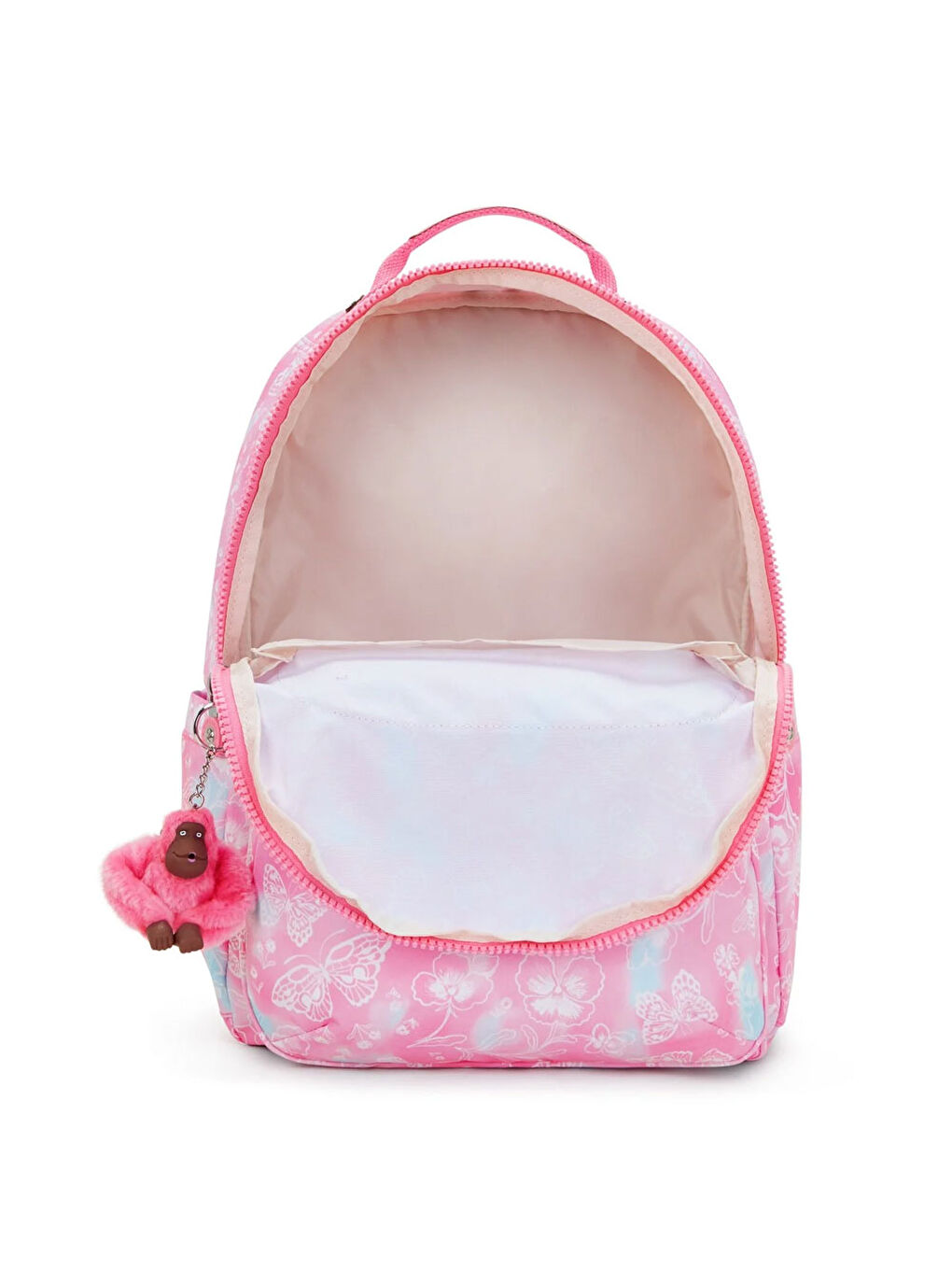 Kipling Pembe Seoul Lap Okul Çantası Garden Clouds KI58162PE - 2