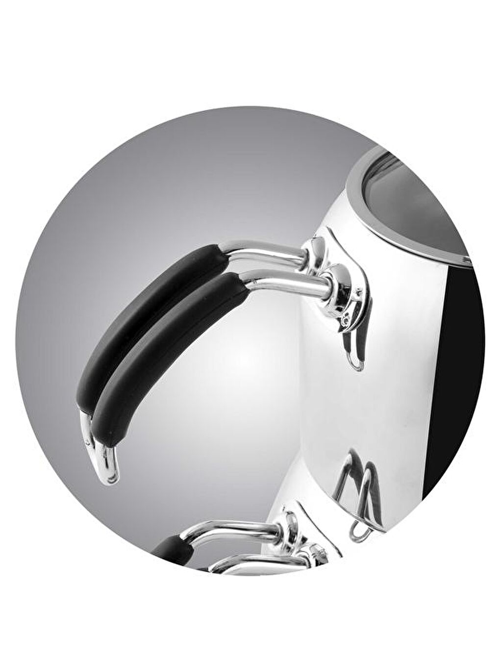 Modern Maxi Çaydanlık - Gri / Siyah-3