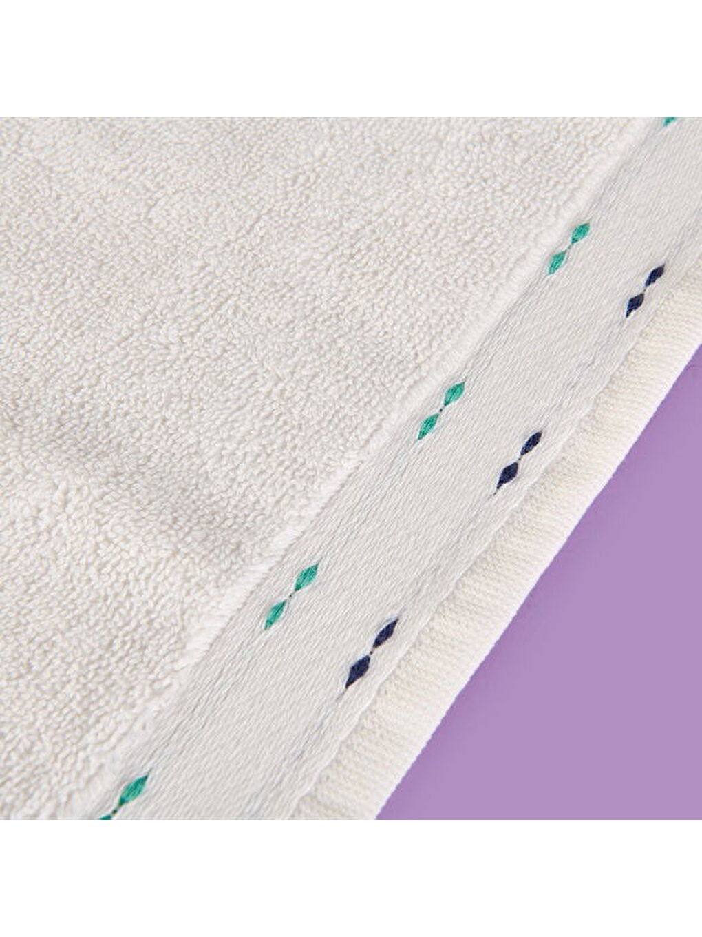 Soft Tiny El Havlusu - Ekru / Renkli - 30x50 cm-2