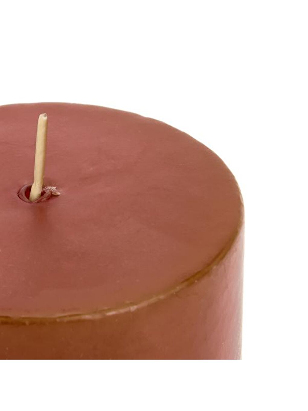 Otantik Baton Mum - Sütlü Kahverengi - 7x7 cm-1