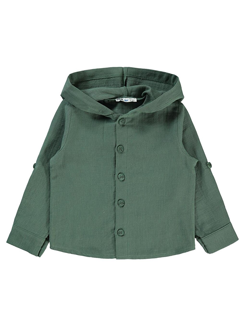 Boys Erkek Çocuk Gömlek 2-5 Yaş Koyu Haki