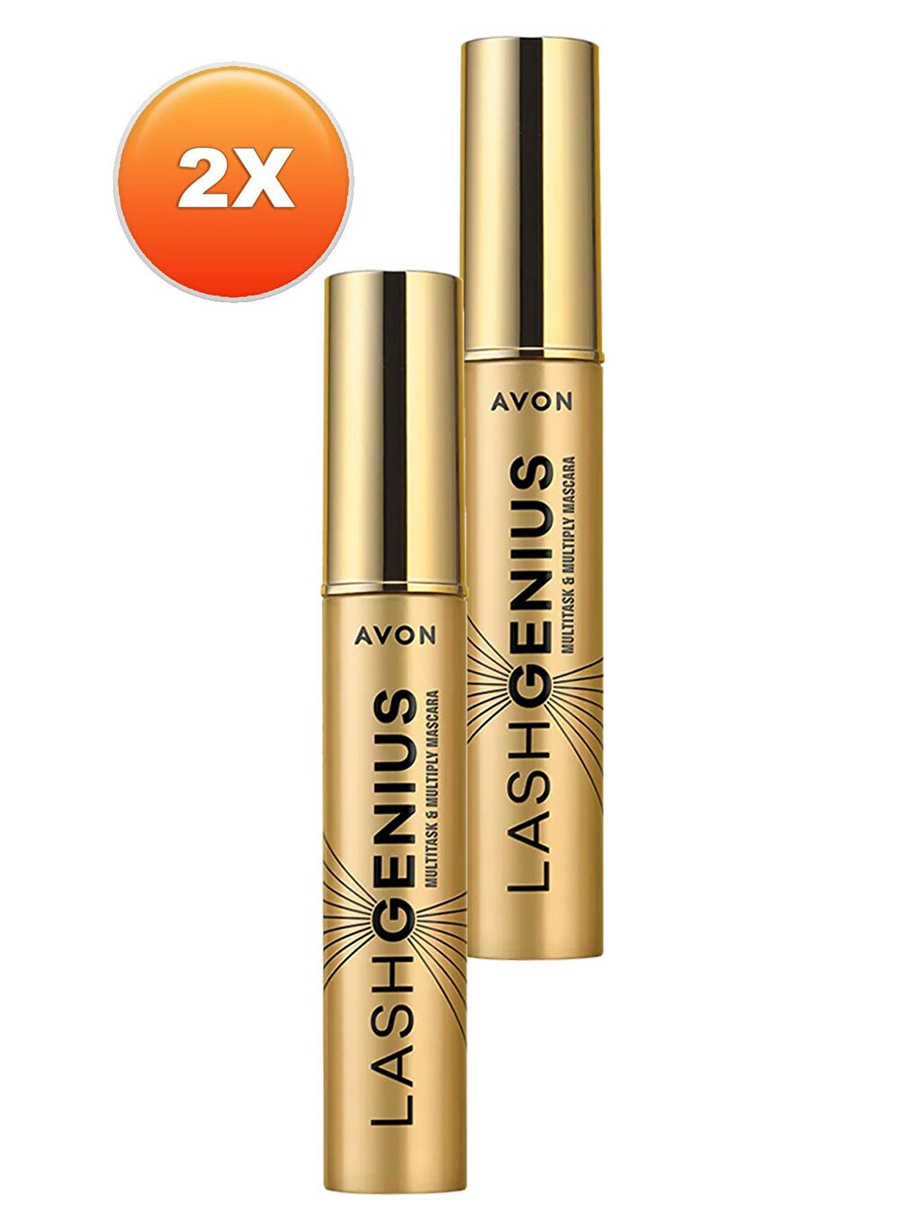 AVON Renksiz True Lash Genius 5 Etkili Maskara 10 ml 2'li Set - 1