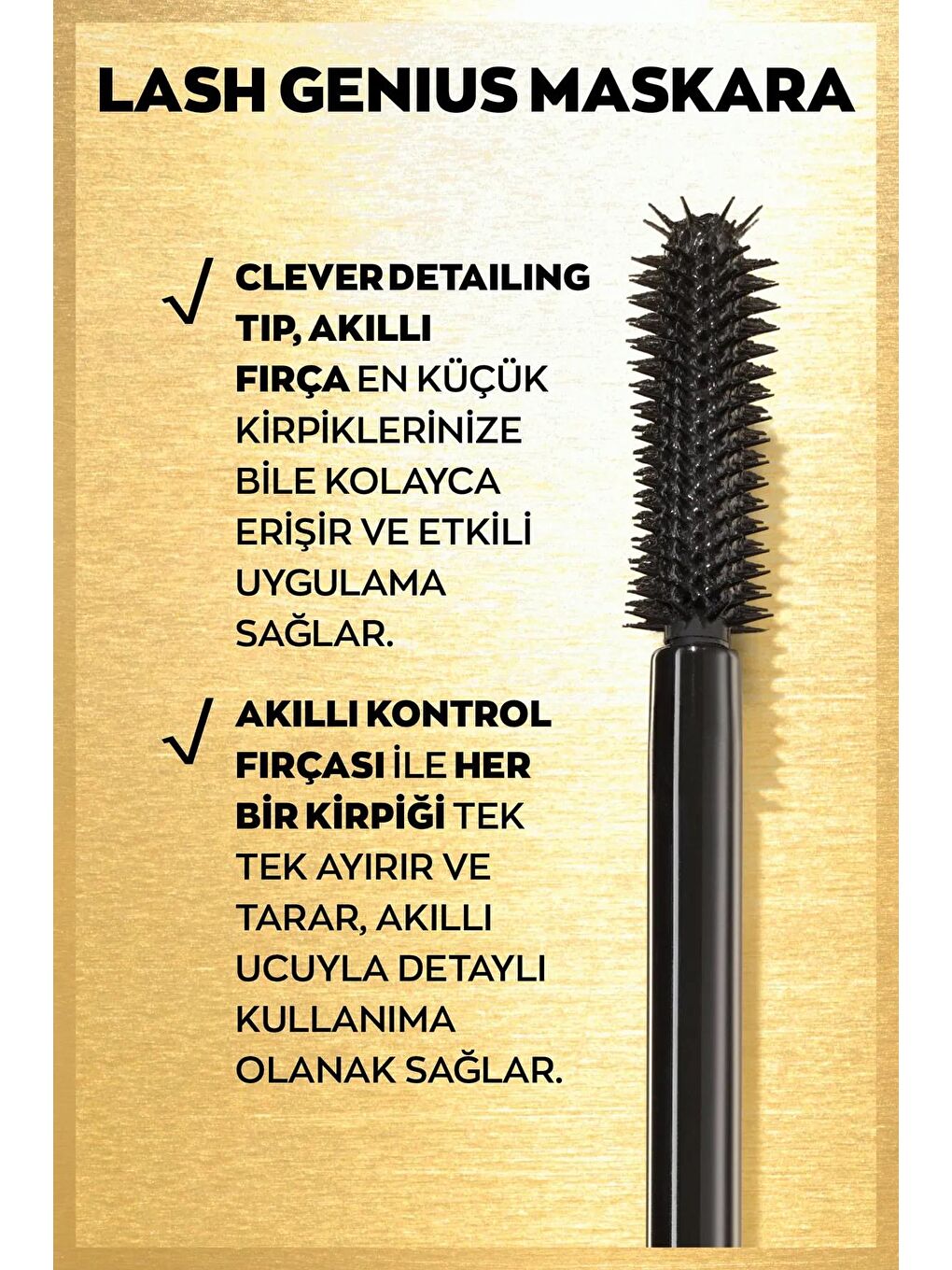 AVON Renksiz True Lash Genius 5 Etkili Maskara 10 ml 2'li Set - 4