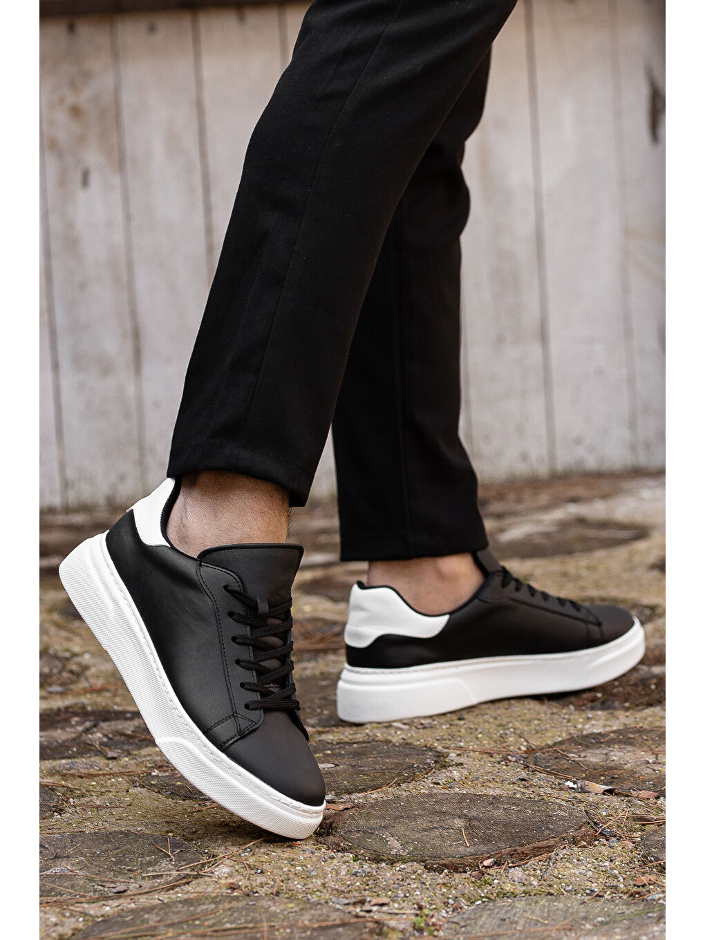 Daxtors Siyah D0506 Günlük Ortopedik Erkek Casual Ayakkabı