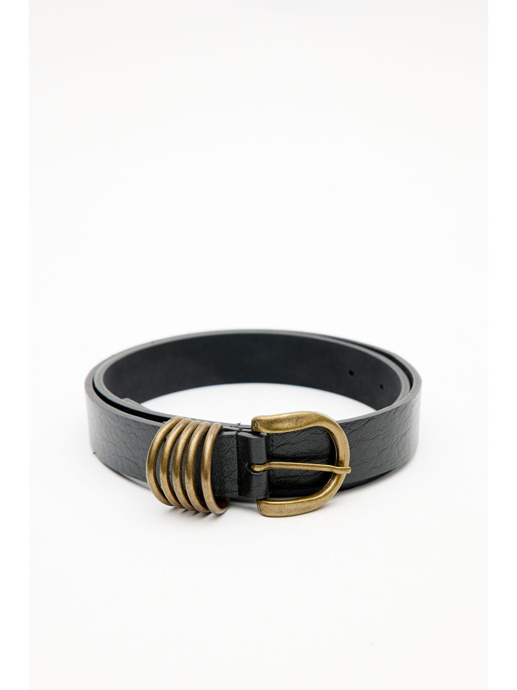 Antik Tokalı Kemer Siyah-1