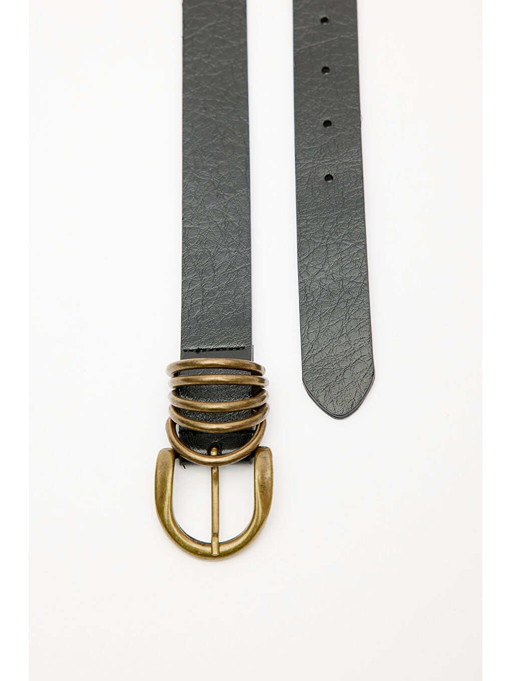 Antik Tokalı Kemer Siyah-3