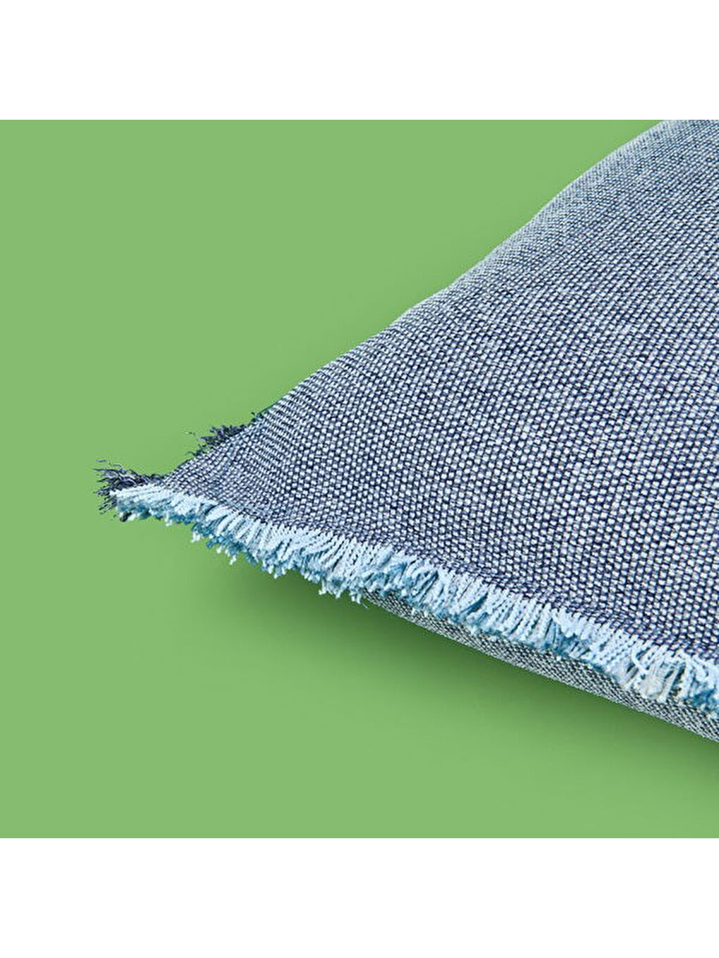 Soft Plaid Kırlent - Mavi - 45x45 cm-1