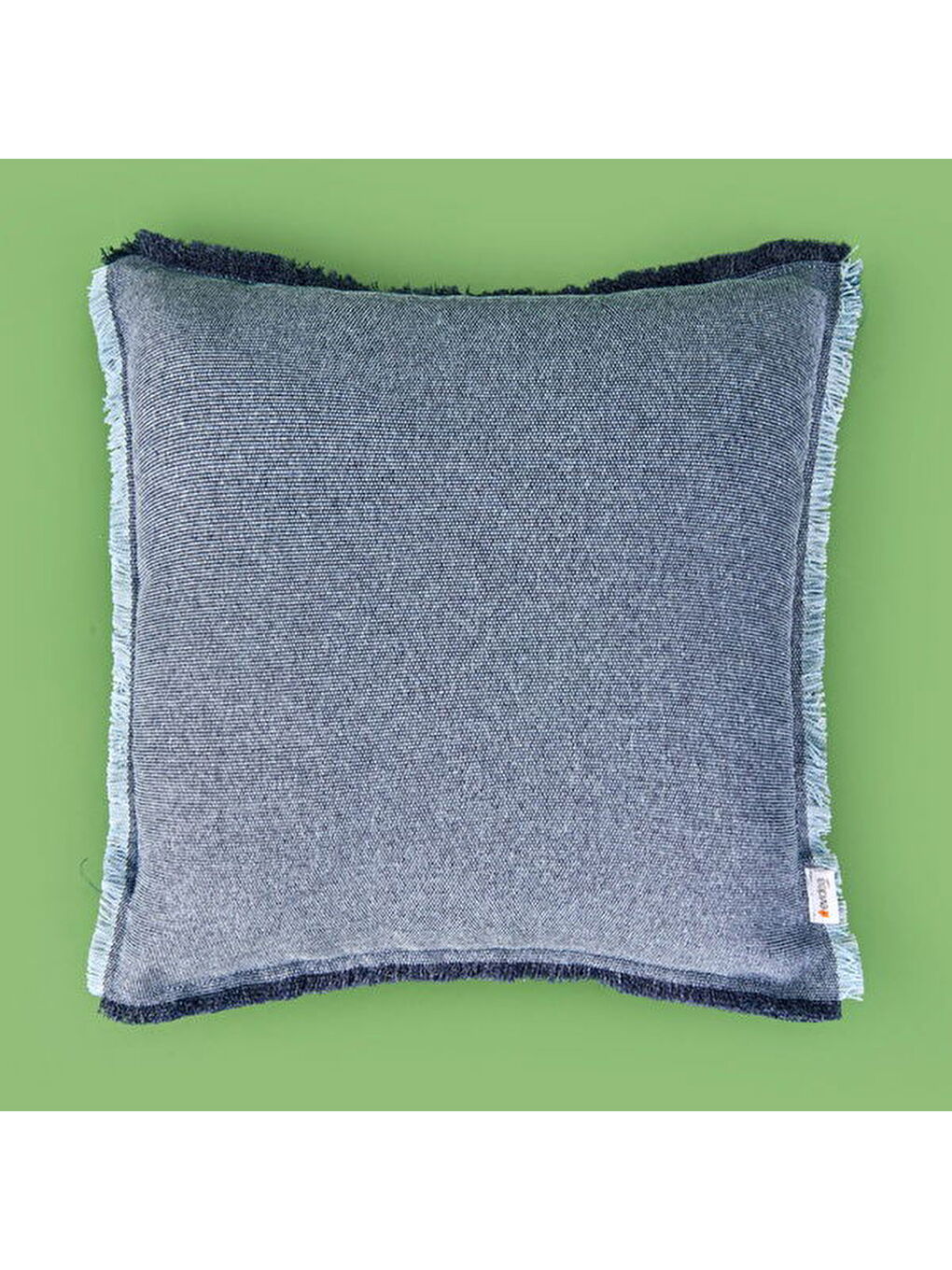 Soft Plaid Kırlent - Mavi - 45x45 cm-2