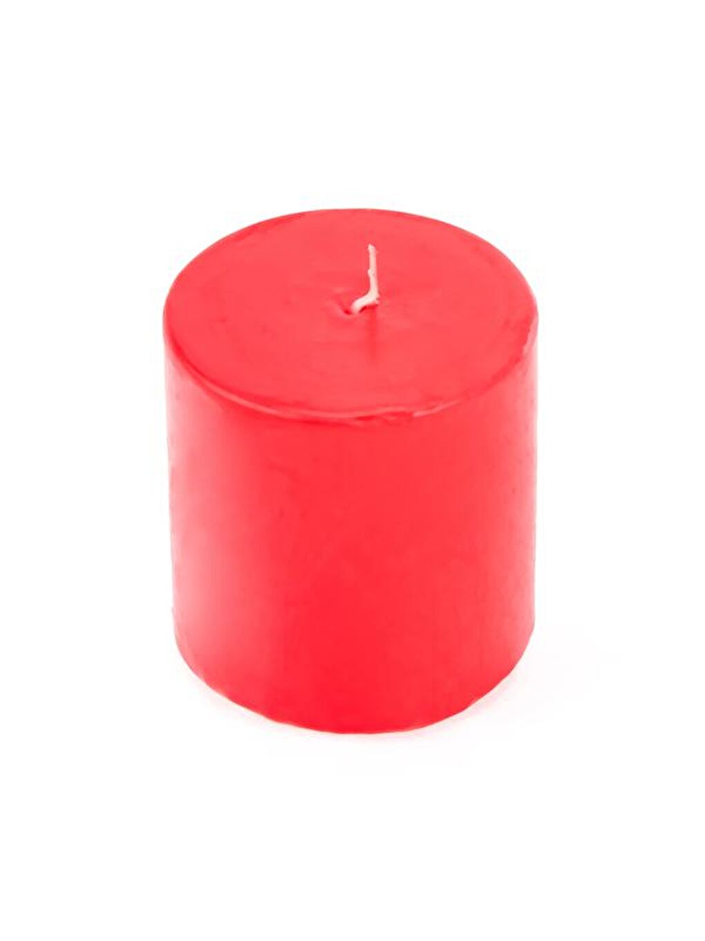 Scarlet Küçük Baton Mum - Kırmızı - 7x7 cm-2