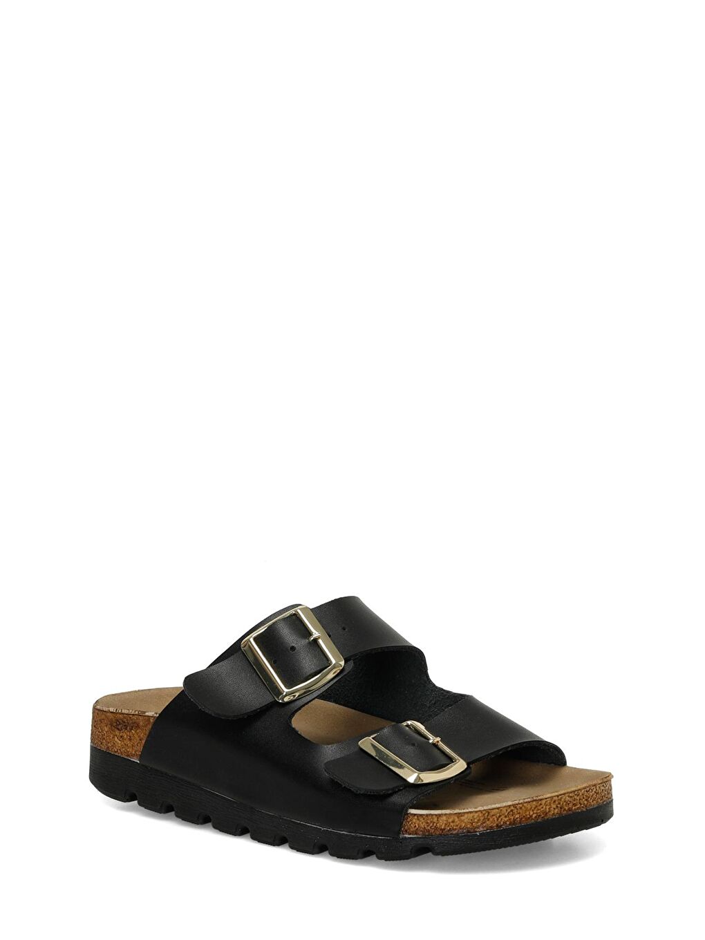 Siyah Kadın Mantar Terlik-1