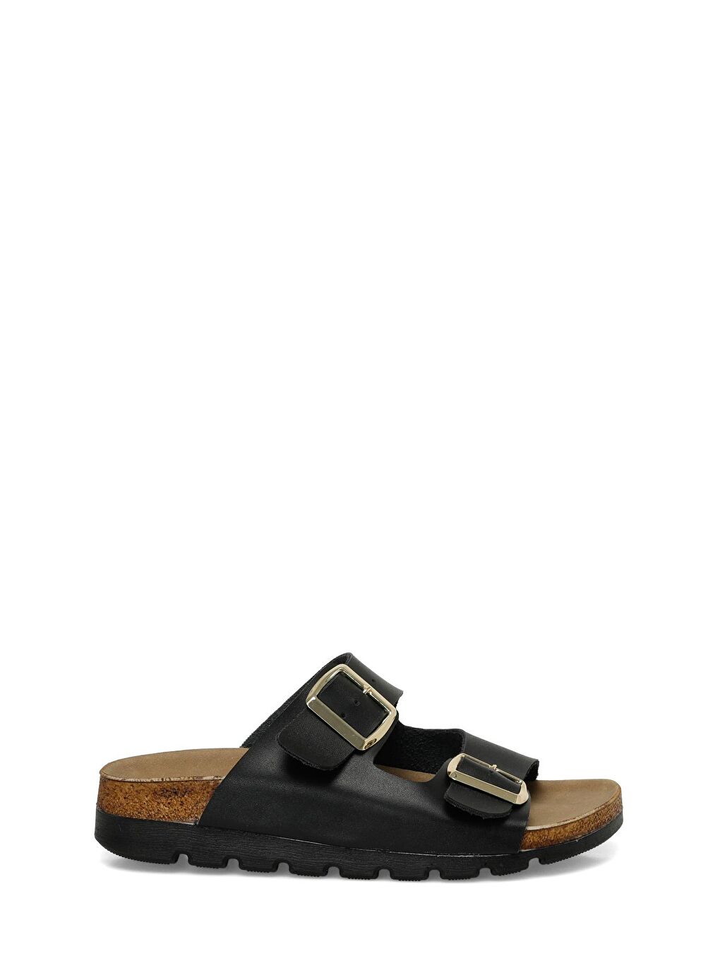 Siyah Kadın Mantar Terlik-2