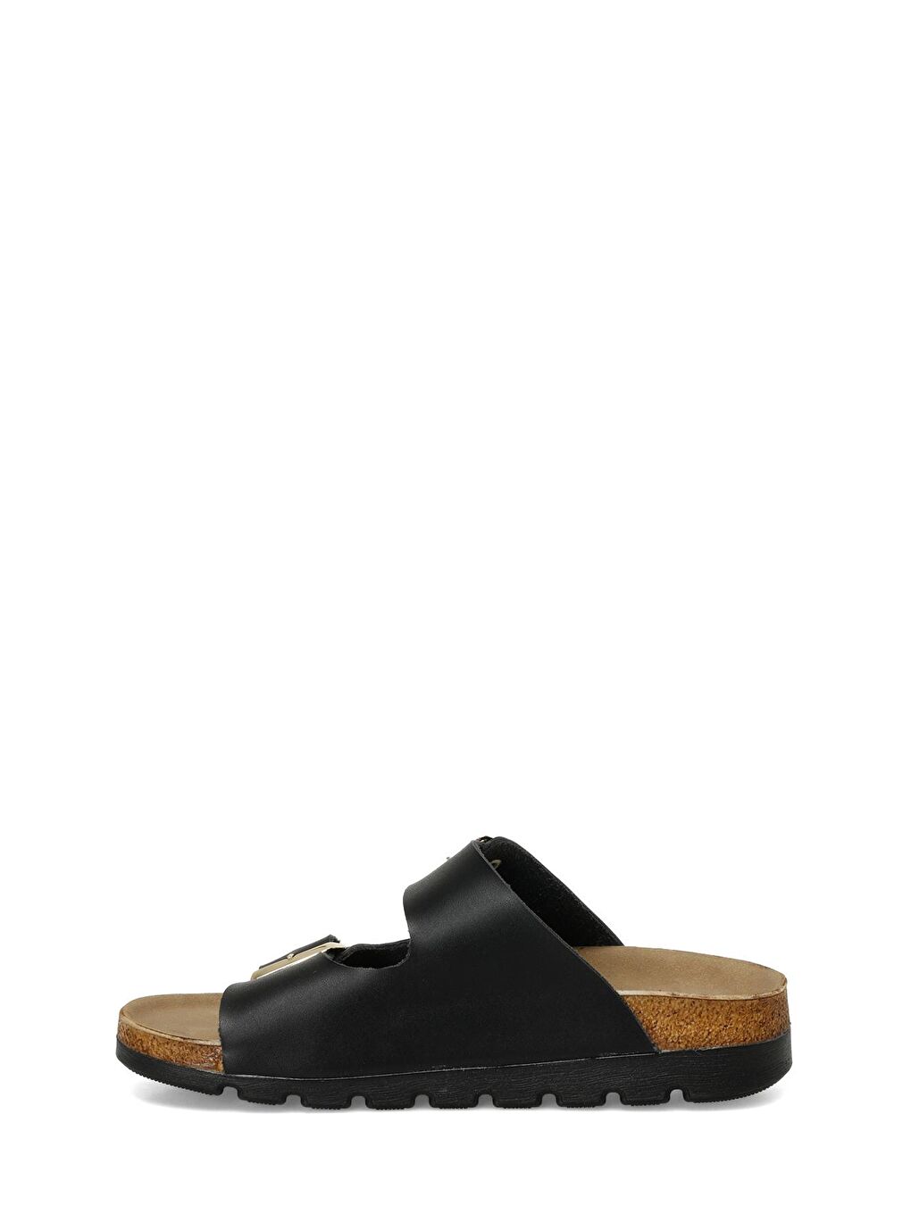 Siyah Kadın Mantar Terlik-3